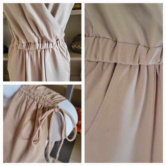 Elegant Cream Jumpsuit - Picture 8 of 8